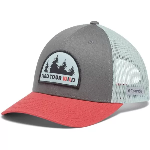 imageColumbia Womens Snap Back HatTitaniumRed Hibiscus Find Your Wild
