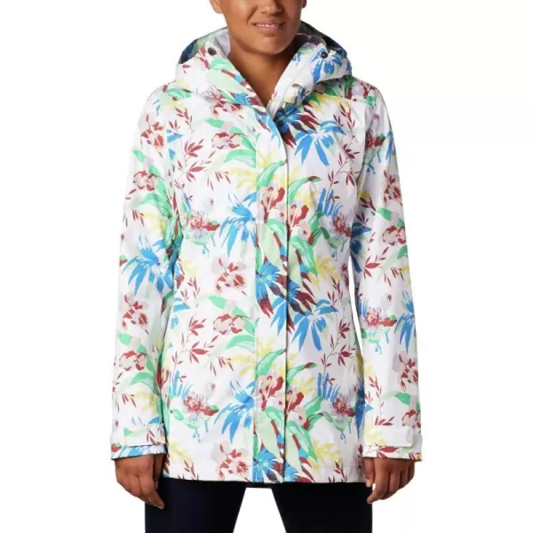 Dark Lime Magnolia Floral Print