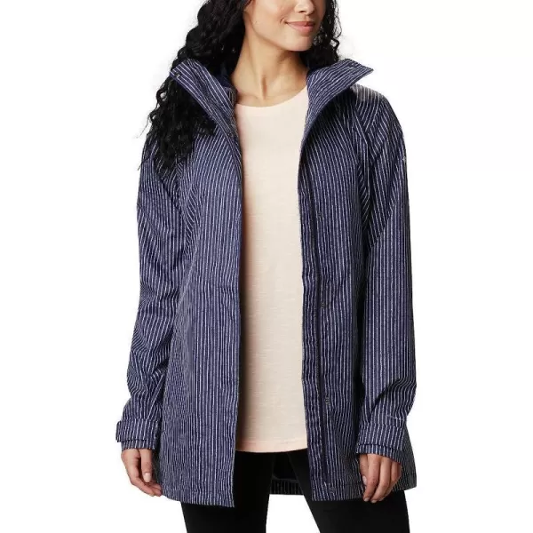 Dark Nocturnal Texture Stripe Print