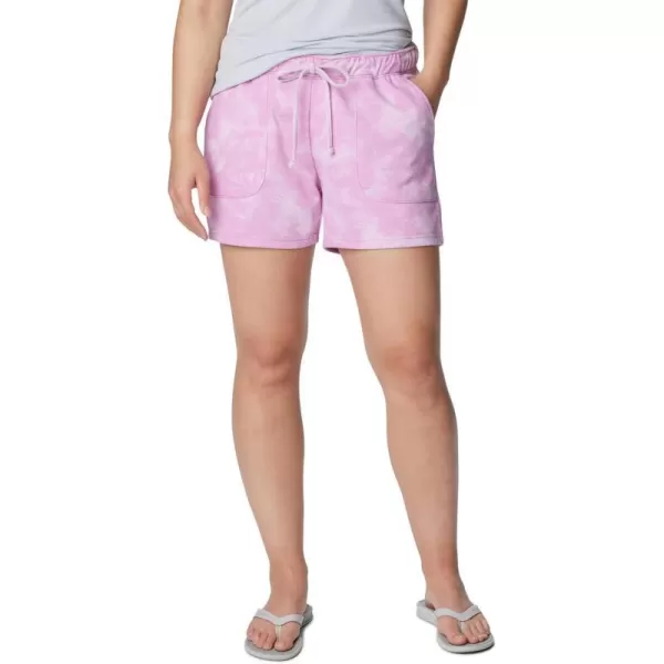 imageColumbia Womens Standard Slack Water French Terry ShortMinuet Tropiscus