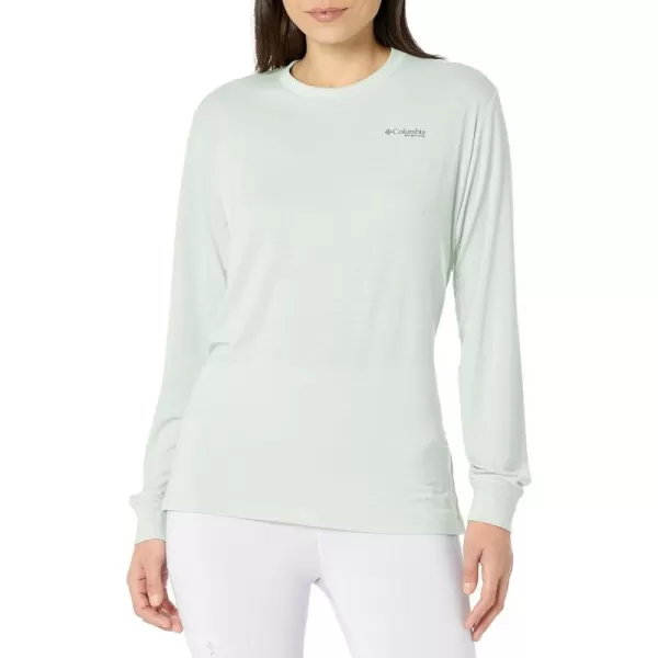 imageColumbia Womens Standard Slack Water Graphic Boyfriend Long SleeveCool GreenLas Palmas