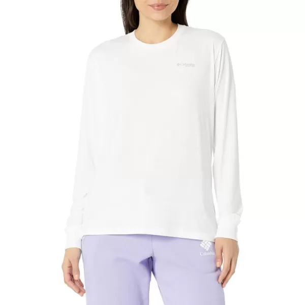 imageColumbia Womens Standard Slack Water Graphic Boyfriend Long SleeveWhiteLas Palmas
