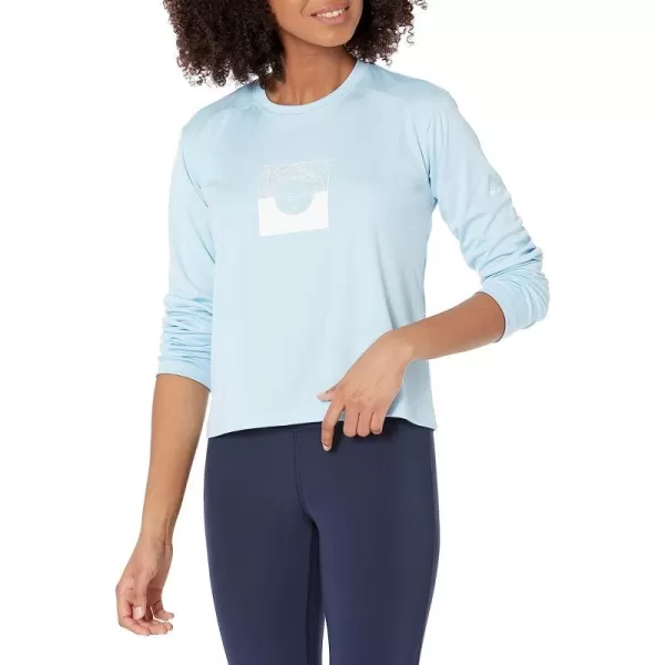 Spring Blue/Csc Split Leaves Graphic