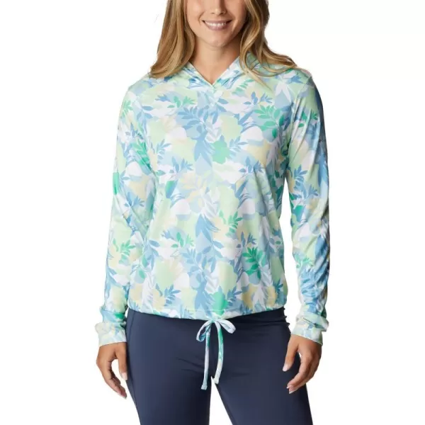 imageColumbia Womens Summerdry Long Sleeve Printed HoodieKey WestFloriated