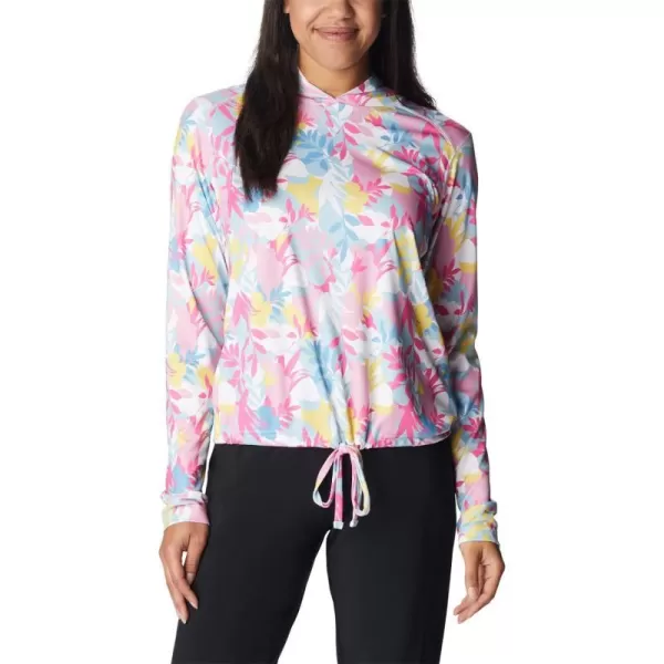 imageColumbia Womens Summerdry Long Sleeve Printed HoodieWhiteFloriated