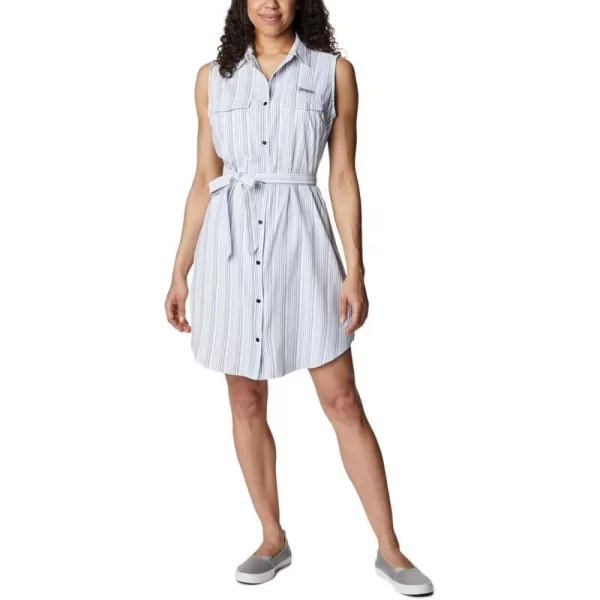 imageColumbia Womens Sun Drifter Woven Dress IiCarbon Vertical Stripe