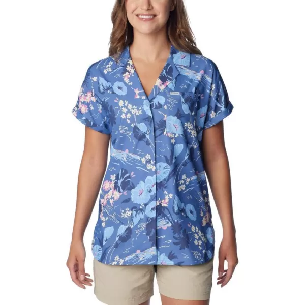 imageColumbia Womens Sun Drifter Woven Short SleeveBluebell Seascaper