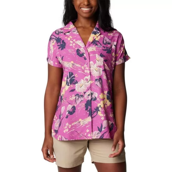 imageColumbia Womens Sun Drifter Woven Short SleeveBright Lavender Seascaper