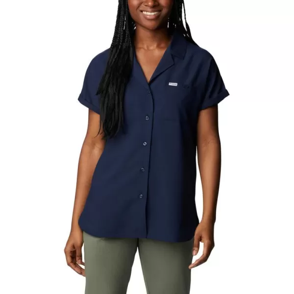 imageColumbia Womens Sun Drifter Woven Short SleeveCollegiate Navy
