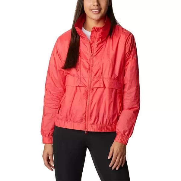 imageColumbia Womens Sunny City WindbreakerRed Hibiscus