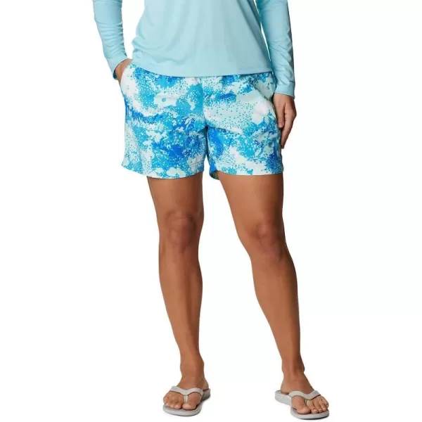 Compass Blue/Foamfloral Print