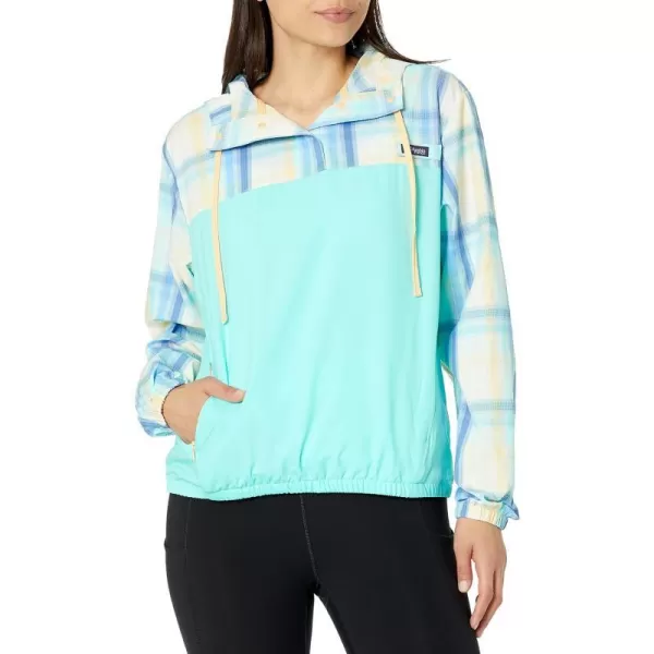 imageColumbia Womens Super Tamiami HoodieGulf StreamCocoa Butter Sea Blur Check