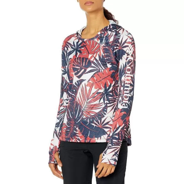 Collegiate Navy Tropical Print