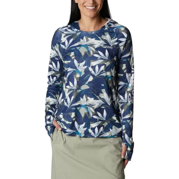 imageColumbia Womens Super Tidal Tee HoodieSafari Hidden Paradise