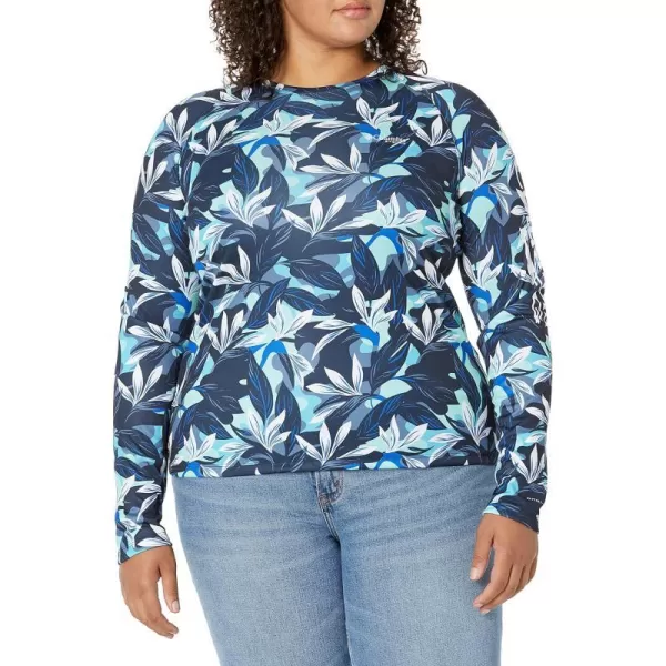 imageColumbia Womens Super Tidal Tee Long SleeveAtoll Hidden Paradise