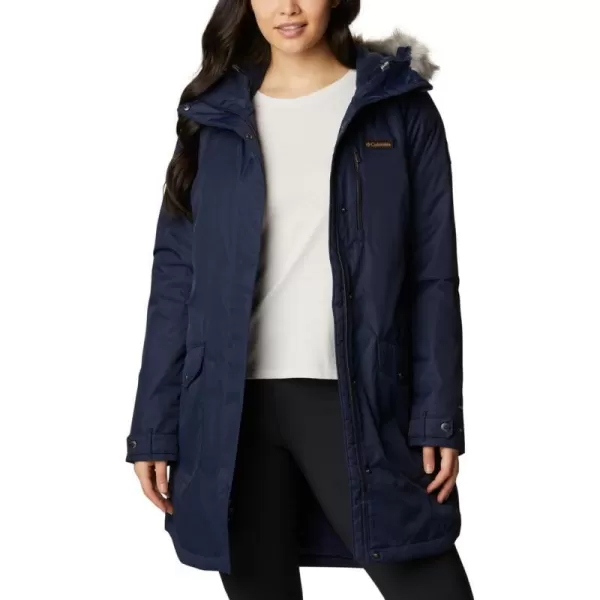 imageColumbia Womens Suttle Mountain Long Insulated JacketDark Nocturnal