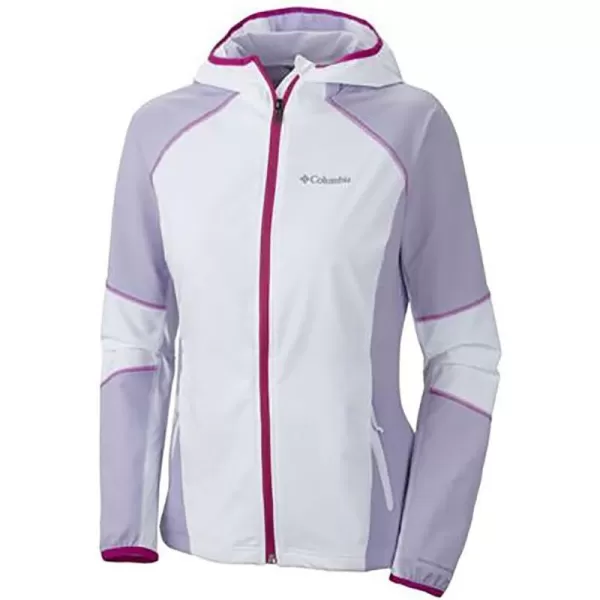 imageColumbia Womens Sweet As Softshell HoodieWhiteWhitened Violet