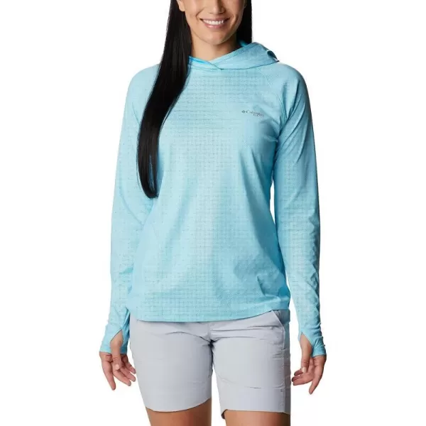 imageColumbia Womens Tidal Deflector Ice Ls HoodieAtoll