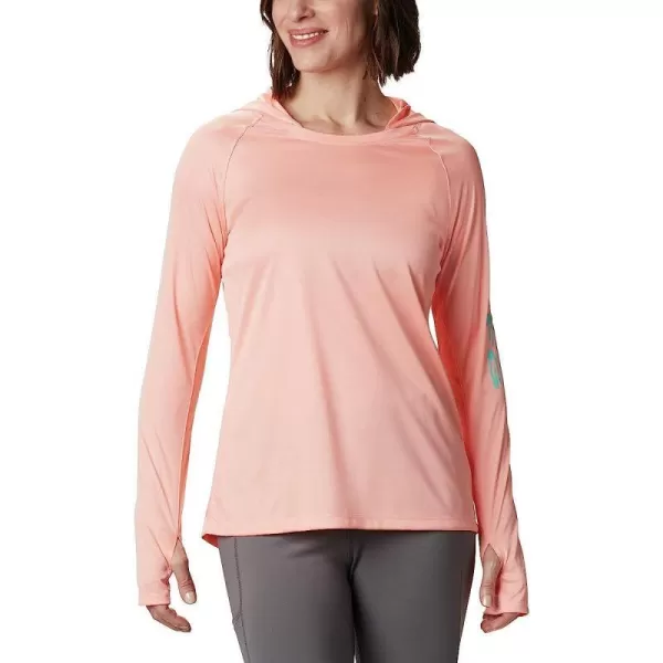 imageColumbia Womens Tidal Tee Heather HoodieTiki Pink HeatherDolphin Logo