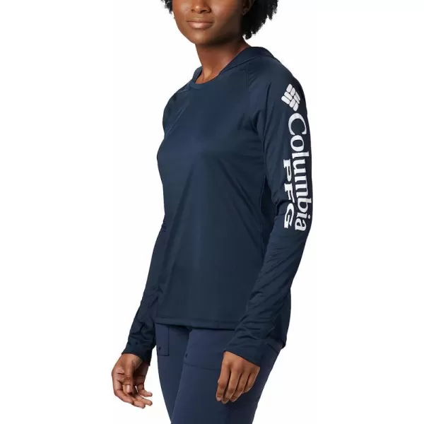 imageColumbia Womens Tidal Tee HoodieCollegiate NavyWhite Logo