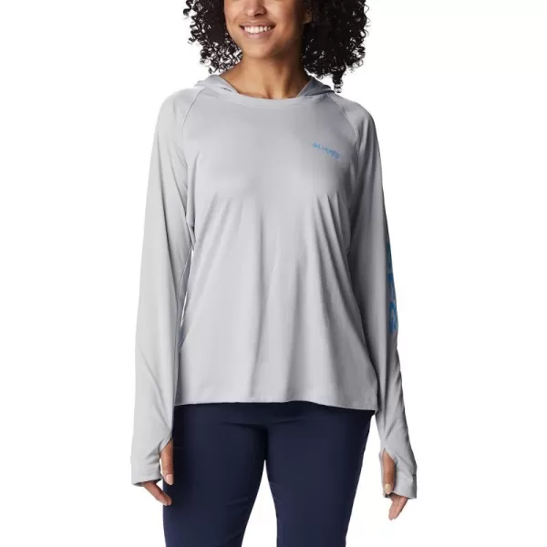 imageColumbia Womens Tidal Tee HoodieCool GreyRiptide Logo