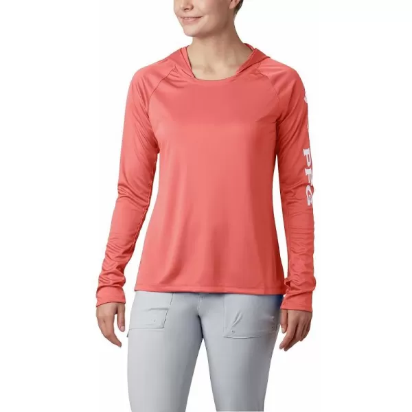 imageColumbia Womens Tidal Tee HoodieLychee White Logo