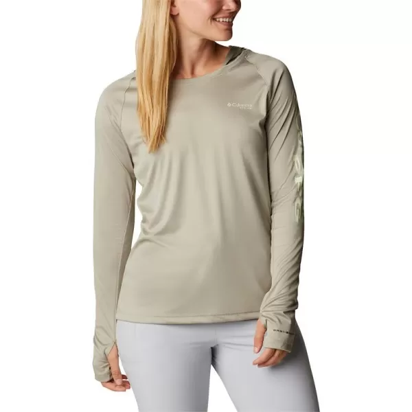 imageColumbia Womens Tidal Tee HoodieSafariLight Lime Logo