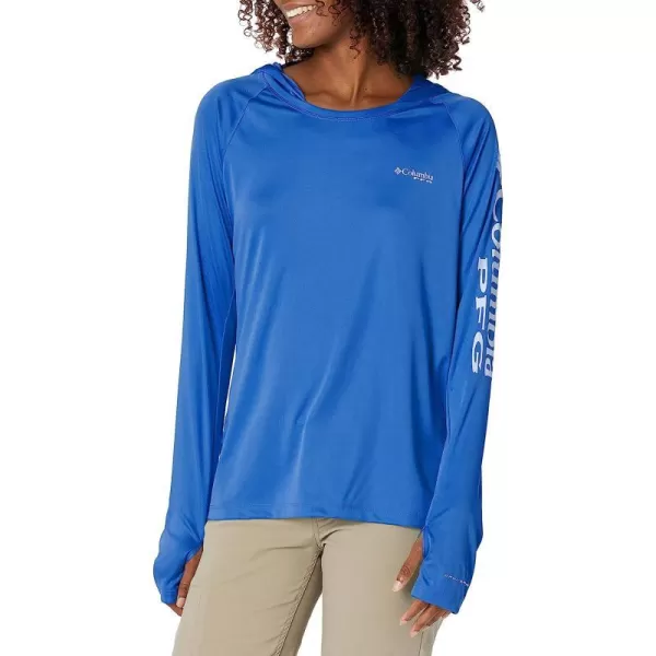 imageColumbia Womens Tidal Tee HoodieTanzaniteWhite Logo