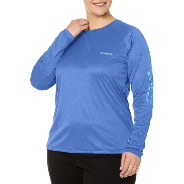 Blue Macaw Heather/Atoll Logo
