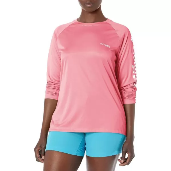 imageColumbia Womens Tidal Tee Ii Long SleeveLollipopWhite Logo
