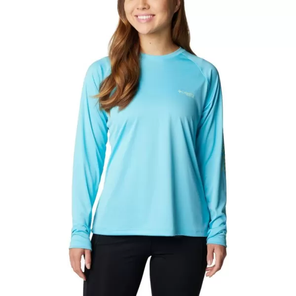 imageColumbia Womens Tidal Tee Ii Long SleeveOpal Blue Key West Logo