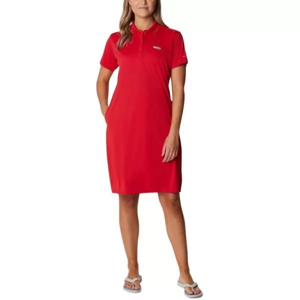 imageColumbia Womens Tidal Tee Polo DressRed Spark