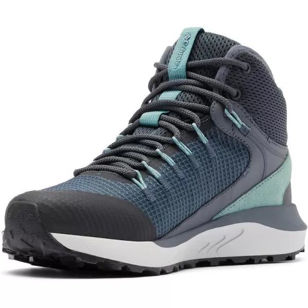 imageColumbia Womens Trailstorm Mid Waterproof Hiking ShoeGraphiteDusty Green
