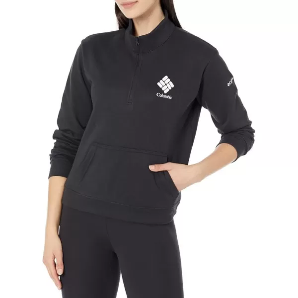 imageColumbia Womens Trek French Terry Half ZipBlack