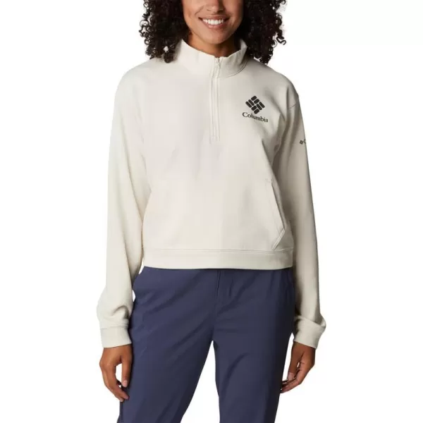 imageColumbia Womens Trek French Terry Half ZipChalkStacked Gem