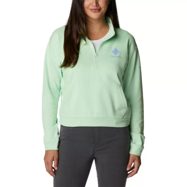 imageColumbia Womens Trek French Terry Half ZipKey WestStacked Gem