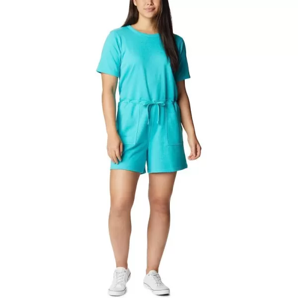 imageColumbia Womens Trek French Terry RomperBright Aqua