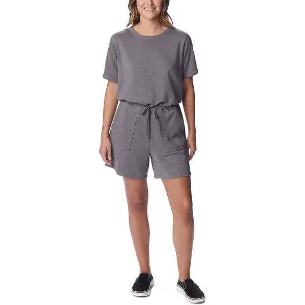 imageColumbia Womens Trek French Terry RomperCity Grey Heather
