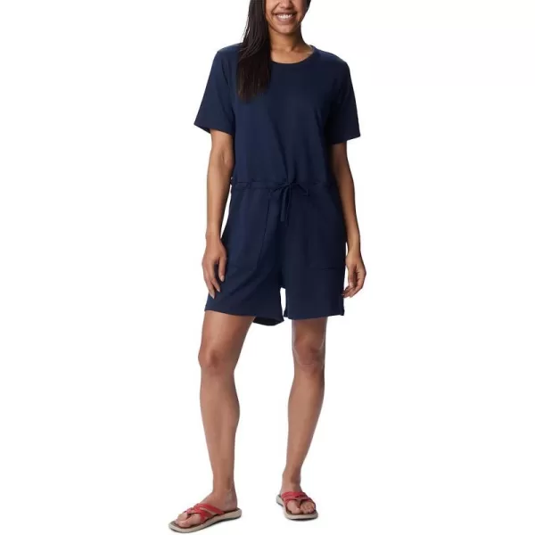 imageColumbia Womens Trek French Terry RomperCollegiate Navy