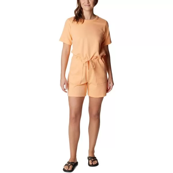 imageColumbia Womens Trek French Terry RomperPeach