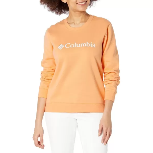 imageColumbia Womens Trek Graphic CrewPeachWhite Logo