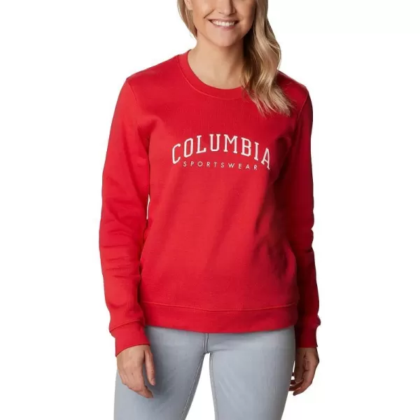 imageColumbia Womens Trek Graphic CrewRed LilyCsc Collegiate