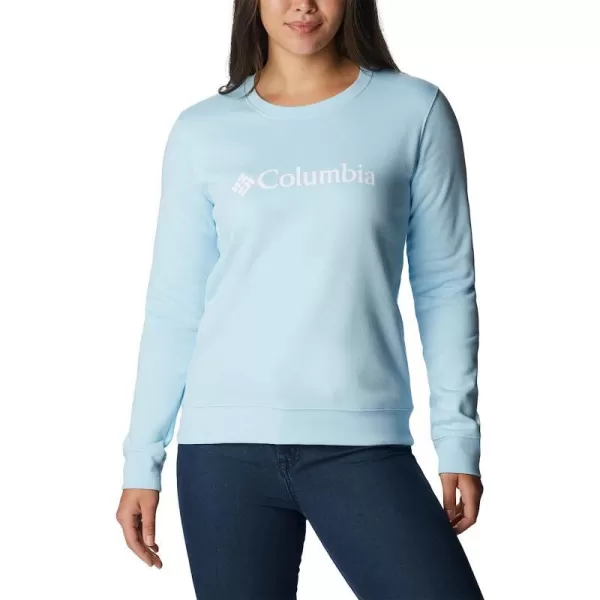 imageColumbia Womens Trek Graphic CrewSpring BlueWhite Logo
