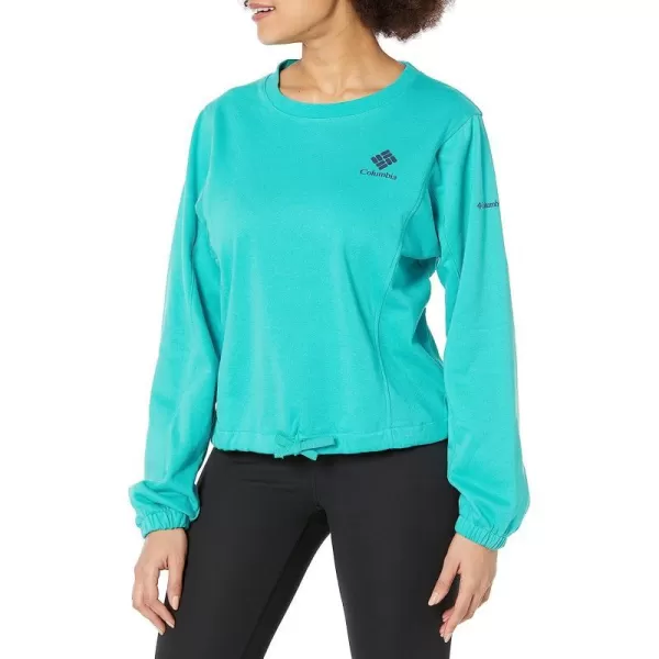 imageColumbia Womens Trek Seasonal Ft CrewBright AquaNocturnal Csc Stacked Logo