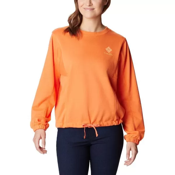 imageColumbia Womens Trek Seasonal Ft CrewSunset OrangePeach Csc Stacked Logo