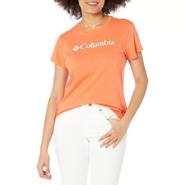 imageColumbia Womens Trek Short Sleeve Graphic TeeSunset OrangeCsc Branded Graphic