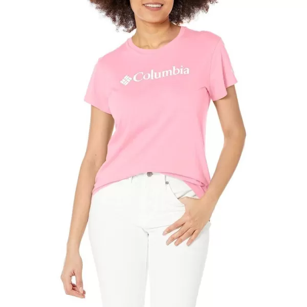 imageColumbia Womens Trek Short Sleeve Graphic TeeWild RoseCsc Branded Graphic