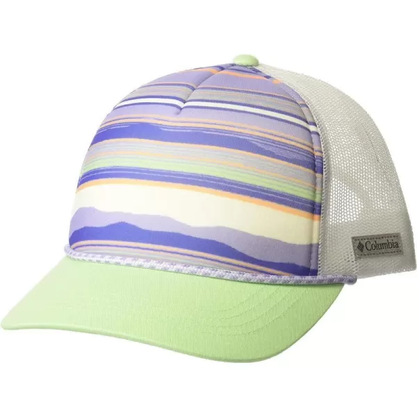 imageColumbia Womens Trucker Snap BackFrosted Purple Horizons Stripe Multi