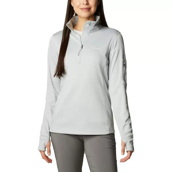 imageColumbia Womens W Park View Grid Fleece 12 ZipCirrus GreyHeather
