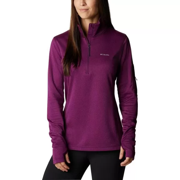 imageColumbia Womens W Park View Grid Fleece 12 ZipPlum Heather